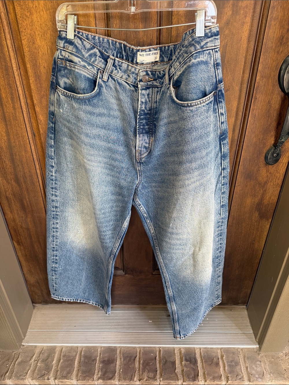 Free People Deep Trance Dropped Boyfriend Jeans